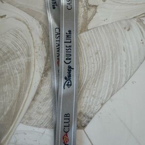 Disney Cruise line castaway club two lanyards- never worn